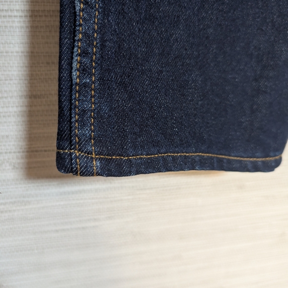 KHAITE Dark Blue High Rise Vanessa Detroit NWT 32 Cigarette Straight - Picture 5 of 13